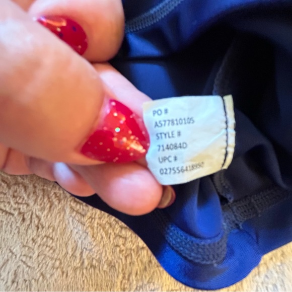 Speedo Girls' Long Sleeve Color Block UPF 50 Rash Guard  XL - Picture 7 of 9